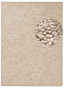 Tappeto beige scuro 60 x 90 cm Wolly - BT Carpet