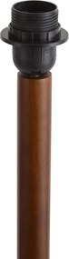 Lampada da terra Japandi in legno di noce senza paralume 133 cm - Mels