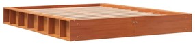 Giroletto marrone cera 140x190 cm in legno massello di pino