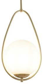 Searchlight 9171-1GO - Lampadario a sospensione con filo AVALON 1xE27/60W/230V