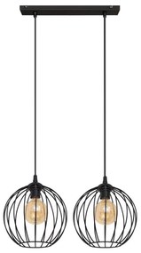 Lampadario a sospensione con filo MERCURE 2xE27/15W/230V