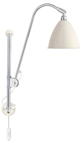 GUBI - Bestlite BL5 Applique da Parete Ø16 Cromato/Bianco Opaco GUBI