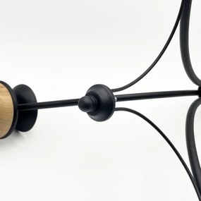 Brilagi - LED Lampadario a sospensione con catena COTTAGE 3xG9/40W/230V faggio/bianco