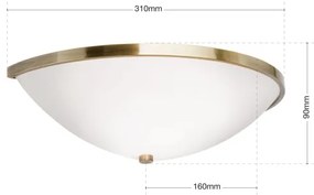 Orion WA 2-1212/1 - Applique AIDA 1xE14/40W/230V bronzo/patina