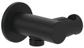 Villeroy & Boch TVC000462000K5 - Supporto doccia con attacco, nero opaco