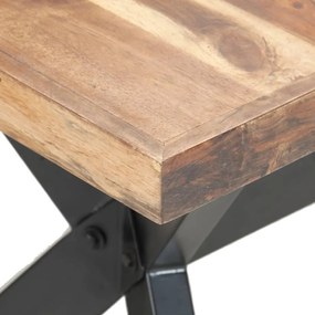 Tavolo da pranzo 160x80x75 cm legno massello con finitura miele