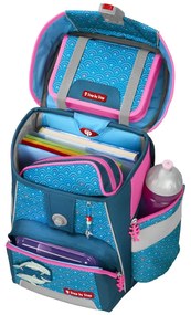 Zaino scuola SPACE - set da 5 pezzi, Step by Step Dolphin Pippa