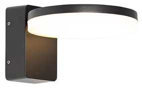 Lampada da parete per esterni moderna nera con LED IP54 - Esmee