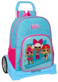 Trolley per la Scuola LOL Surprise! Divas Azzurro 33 x 42 x 14 cm