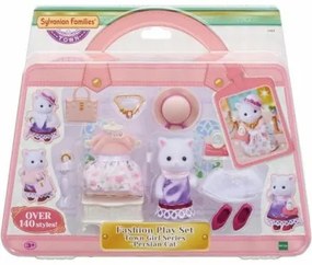 Figure Articolate Sylvanian Families The Fashion Suitcase And Big Sister Persian Cat