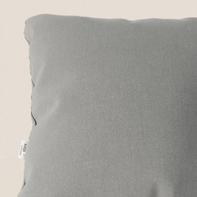 Honey cuscino disponibile in diversi colori realizzato in tessuto simil cotone impermeabile T13 grigio