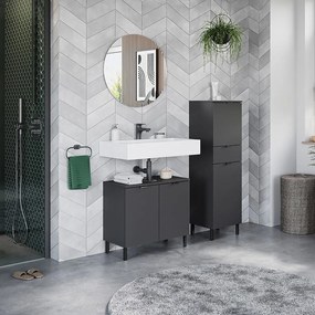 Mobile da lavabo antracite 60x56 cm Arcena - Germania