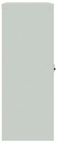 Armadio classificatore grigio chiaro 90x40x105 cm in acciaio