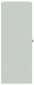 Armadio classificatore grigio chiaro 90x40x105 cm in acciaio