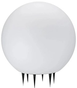 Lampada da esterno ARGENTO 1xE27/15W/230V diametro 50 cm IP65 bianco