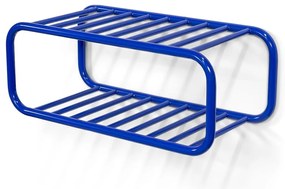 Scarpiera blu in metallo da parete 72x28x35 cm Retro – Spinder Design