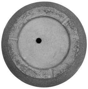Vaso per piante grigio scuro 36 x 36 x 32 cm KANNIA Beliani