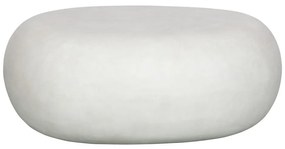 Tavolino bianco 65 x 49 cm Pebble - vtwonen