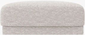 Pouf modulare Miley in tessuto strutturato – L90 cm