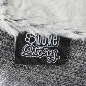 Bozzolo grigio per gatti 40x40 cm - Love Story