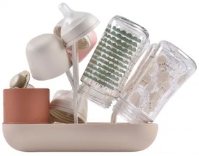 Beaba - Stendibottiglie beige/arancio