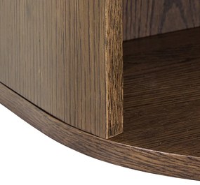 Comodino colore naturale scuro con effetto rovere Paron – Actona