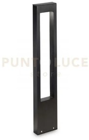 Vega paletto ip44 1 luce attacco g9 nero 80cm
