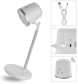LED Lampada da tavolo ricaricabile dimmerabile 4in1 LED/6W/3,7V 3000K/4000K/6500K bianco