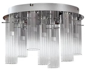 Korvitha 7 LED Plafoniera Smoke/Silver - Lucande