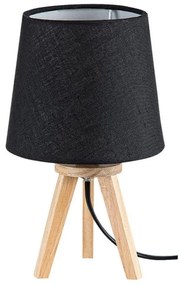 Rabalux 2069 - Lampada da tavolo LYCHEE 1xE14/25W/230V nero