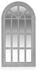 blumfeldt Savile specchio finestra francese, cornice di legno, 86 x 46 cm