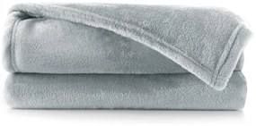 Coperta in microfibra grigio chiaro, 160 x 210 cm Mic - DecoKing