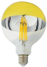 Lampadina LED DECOR MIRROR G125 E27/12W/230V oro