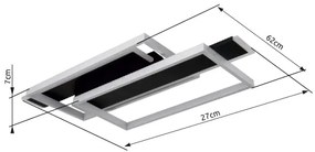 Globo 67187-40 - Plafoniera LED FINNLEY LED/40W/230V 62x27 cm