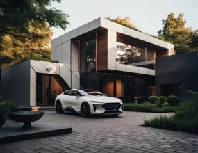 Kanlux 45819- Lampada da parete LED per esterni con sensore XERTO LED/20W/230V IP44 nero