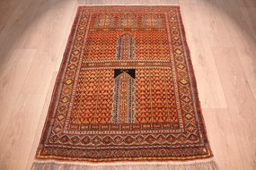 Turkmen Tappeto 150x100 (Afghanistan) Annodato A Mano