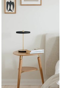Lampada da tavolo dimmerabile a LED nera con paralume in metallo (altezza 31 cm) Asteria Move - UMAGE