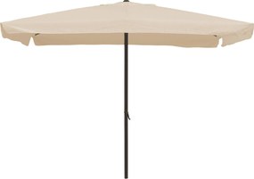 Ombrellone Rettangolare da Giardino 2x3 m Palo Ø48 mm Struttura in Acciaio Esterno Écru...