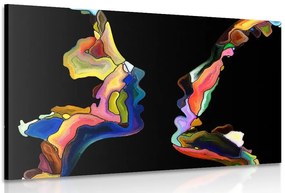 Stampa su tela – Volti astratti di esseri umani