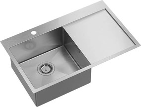 Lavello in acciaio RUSSEL 111 BRUSH NICKEL