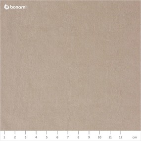 Divano letto angolare in velluto beige (angolo destro) Sweet Harmony - Miuform
