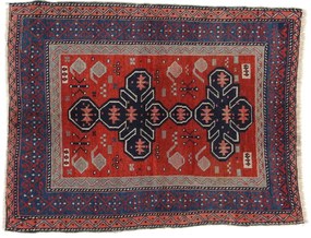 Tappeto orientale 130 x 110 Blu (Cina) Annodato A Mano