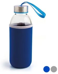 Bottiglia Quid Azzurro Grigio Vetro 400 ml