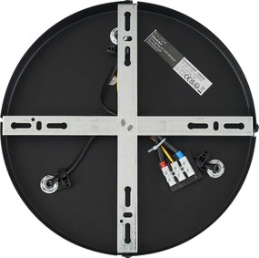 Faretto da soffitto rotondo bronzo scuro 3 luci orientabile - Veerle