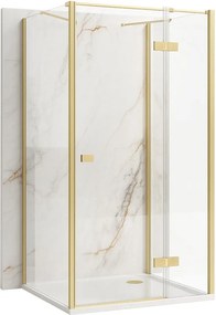 Cabina doccia Rea Atlas 80x100 Brush Gold