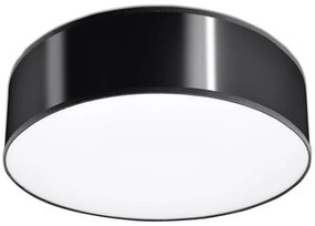 Plafoniera da Soffitto Tonda in PVC 2xE27 ARENA 35 Nera da interno