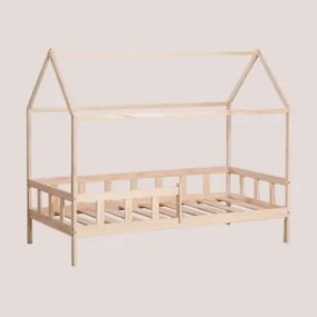 Letto Per Bambini In Legno Per Materasso 90 Cm Kelly Legno Naturale & Letto & 90 X 190 Cm - Sklum