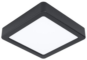 Plafoniera Moderna Fueva 5 Acciaio Nero Led Integrato 11W 3000K Ip20