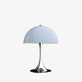 Louis Poulsen Panthella Lampada da tavolo diametro 32 cm E14 cromo/grigio opalino