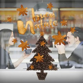 Coffee Christmas | Vetrofania